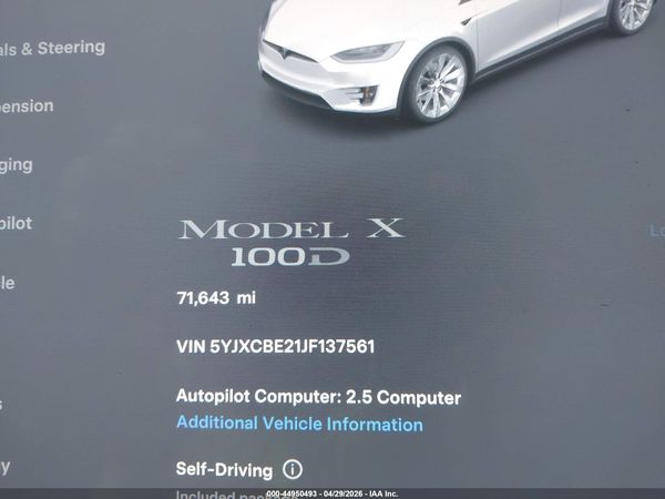 2018 TESLA MODEL X
