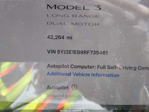 2024 TESLA MODEL 3
