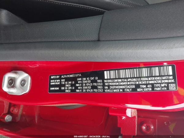 2022 ALFA ROMEO STELVIO VELOCE TI AWD