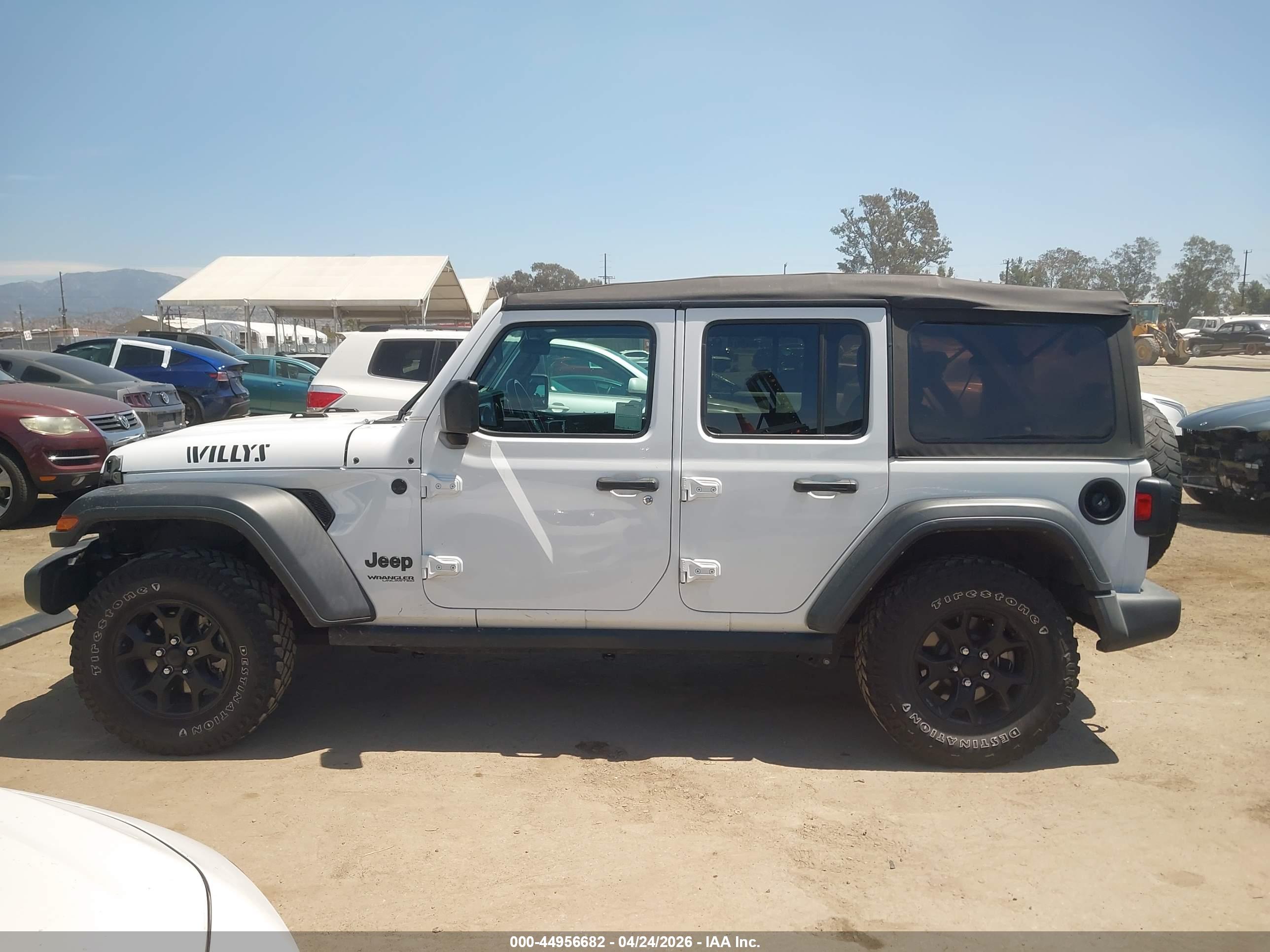 2022 JEEP WRANGLER UNLIMITED WILLYS 4X4