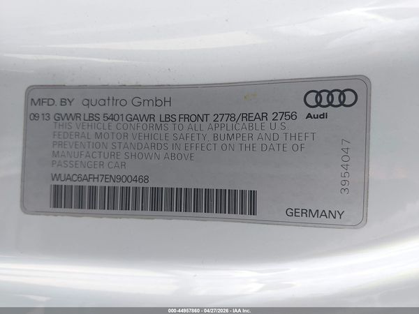 2014 AUDI RS 5 4.2