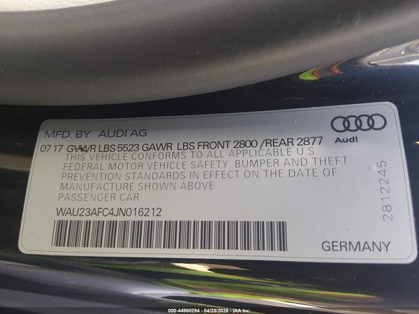 2018 AUDI A7 3.0T PREMIUM PLUS