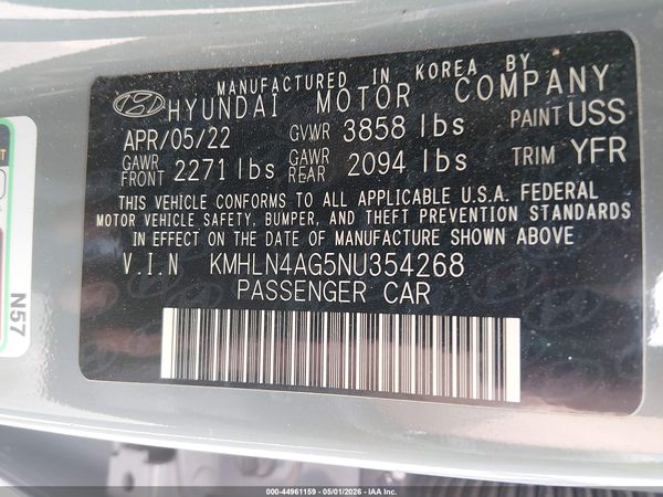 2022 HYUNDAI ELANTRA SEL