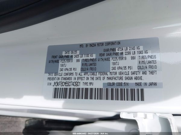 2025 MAZDA CX-5 2.5 S CARBON EDITION