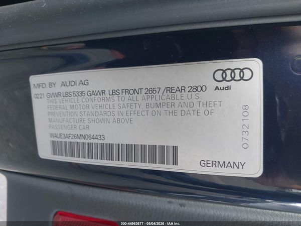 2021 AUDI A6