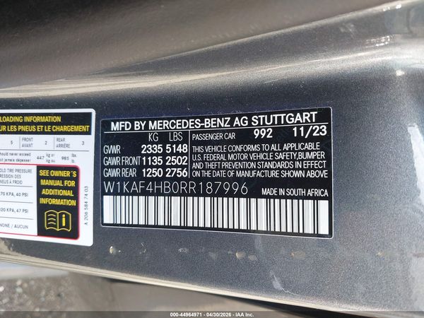 2024 MERCEDES-BENZ C 300