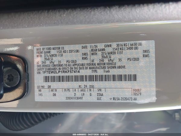 2024 FORD F-150 STX