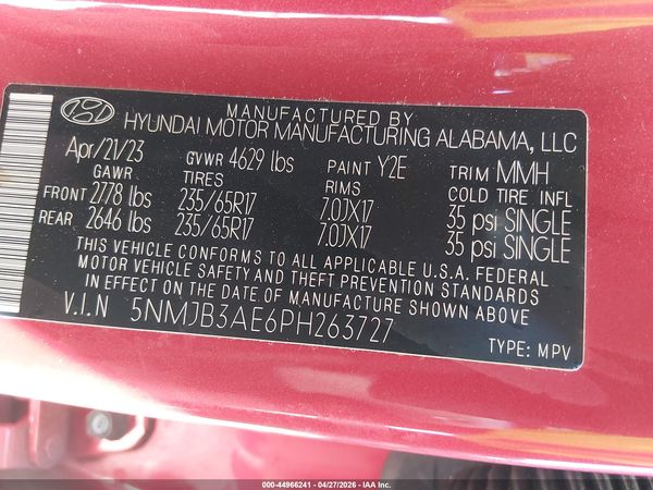 2023 HYUNDAI TUCSON SEL