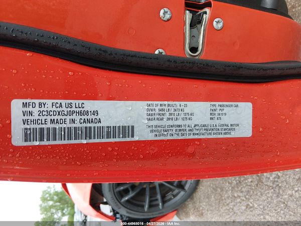 2023 DODGE CHARGER SCAT PACK