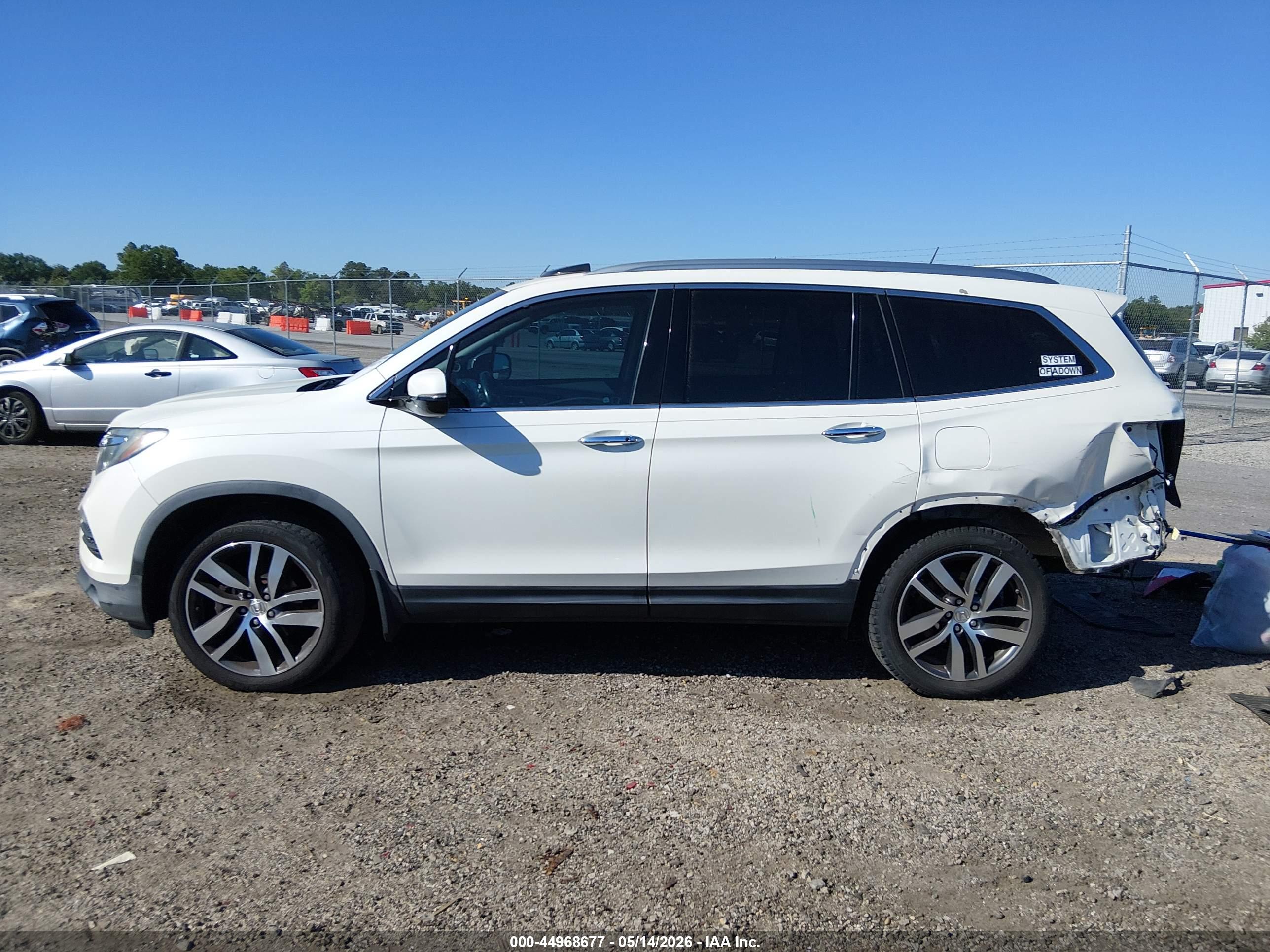 2017 HONDA PILOT ELITE