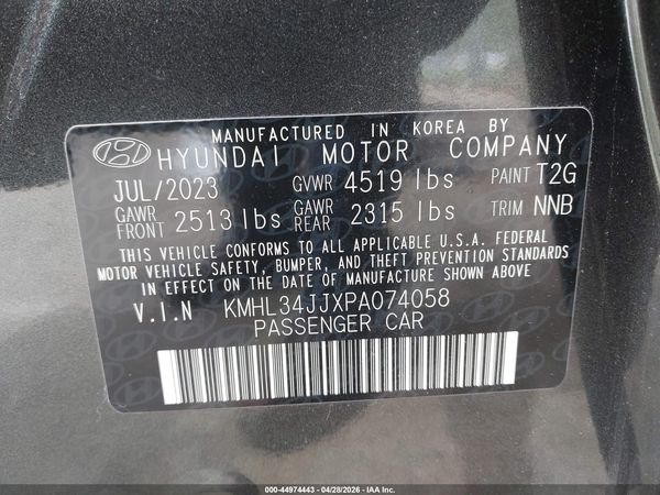 2023 HYUNDAI SONATA HYBRID SEL