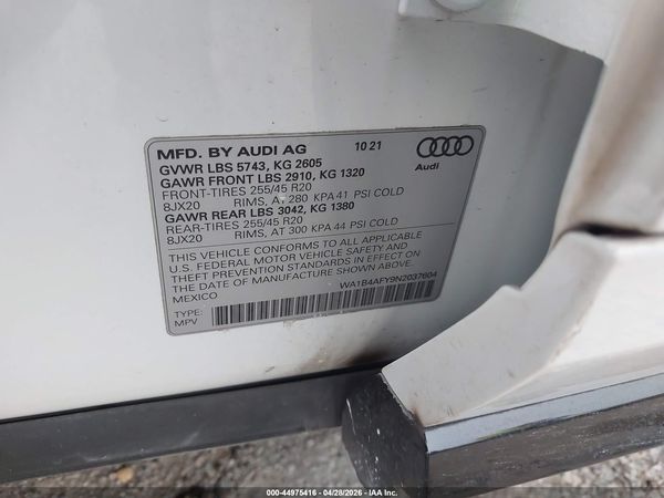 2022 AUDI SQ5