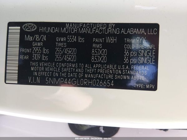 2024 HYUNDAI SANTA FE LIMITED