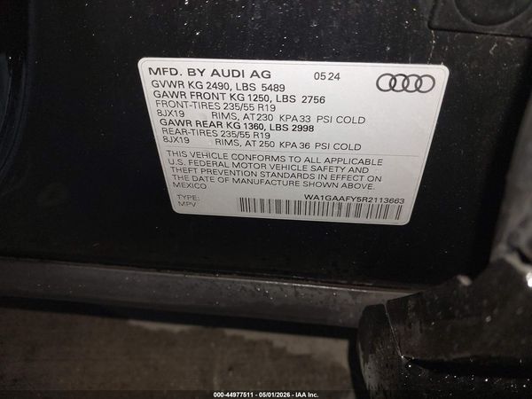 2024 AUDI Q5
