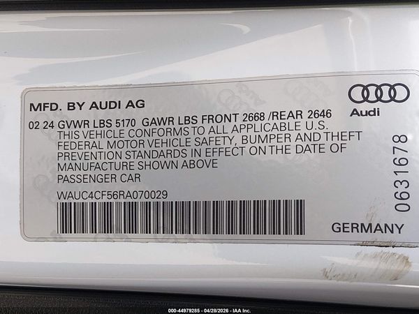 2024 AUDI S5 SPORTBACK