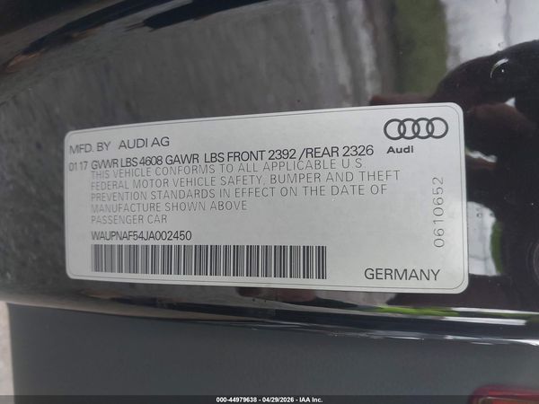 2018 AUDI A5 2.0T PREMIUM