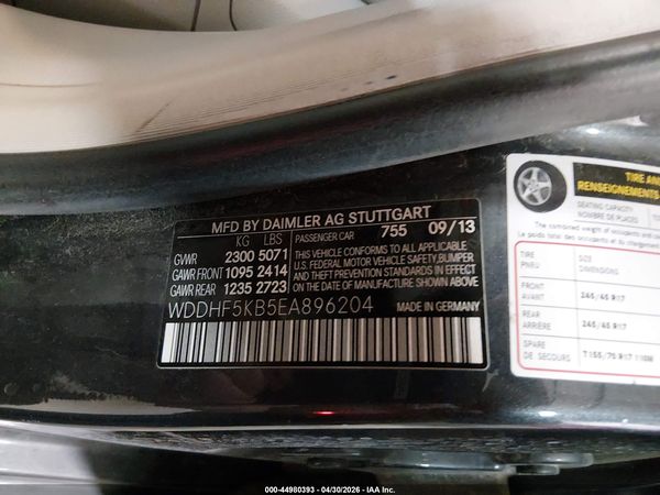 2014 MERCEDES-BENZ E 350 E350