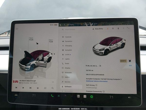2023 TESLA MODEL 3 REAR-WHEEL DRIVE