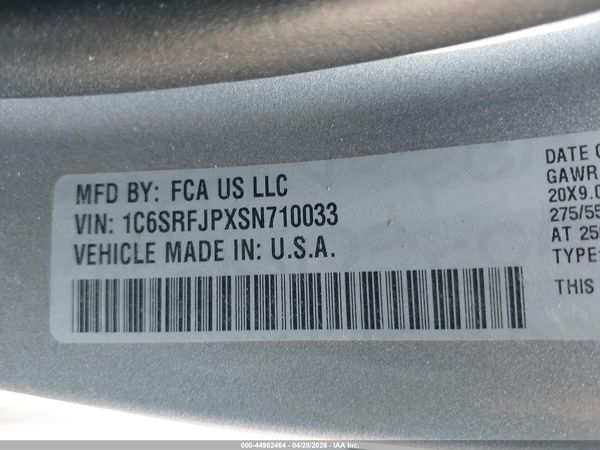 2025 RAM 1500 LARAMIE  4X4 5'7 BOX