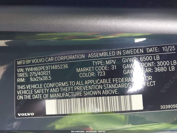 2026 VOLVO XC90 PLUG-IN HYBRID
