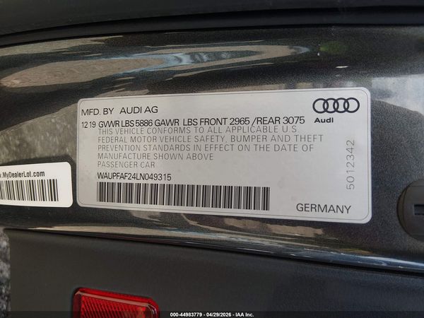 2020 AUDI S7 SPORTBACK