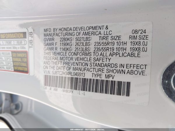 2024 ACURA RDX STANDARD