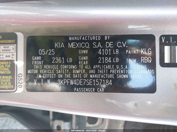 2025 KIA K4 GT-LINE
