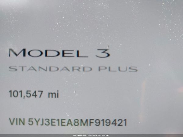 2021 TESLA MODEL 3