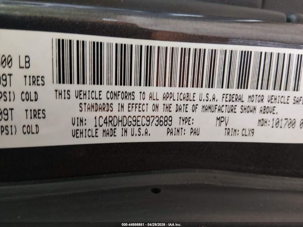 2014 DODGE DURANGO LIMITED