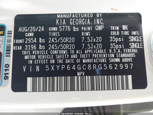 2024 KIA TELLURIDE S