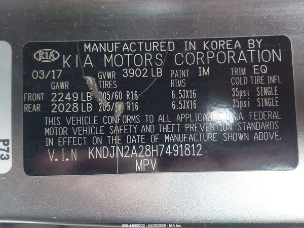 2017 KIA SOUL Base