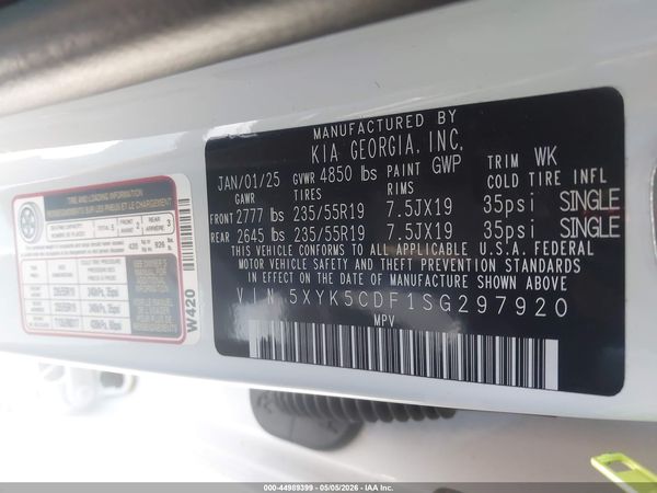2025 KIA SPORTAGE SX-PRESTIGE