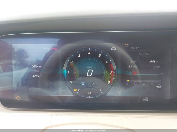2019 MERCEDES-BENZ S 560 4MATIC