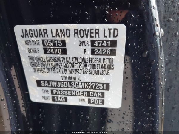2016 JAGUAR F-TYPE R
