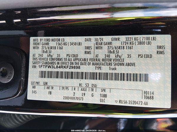 2024 FORD F-150 XLT