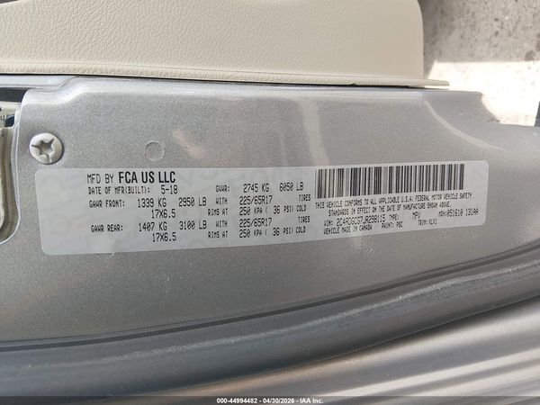2018 DODGE GRAND CARAVAN SXT