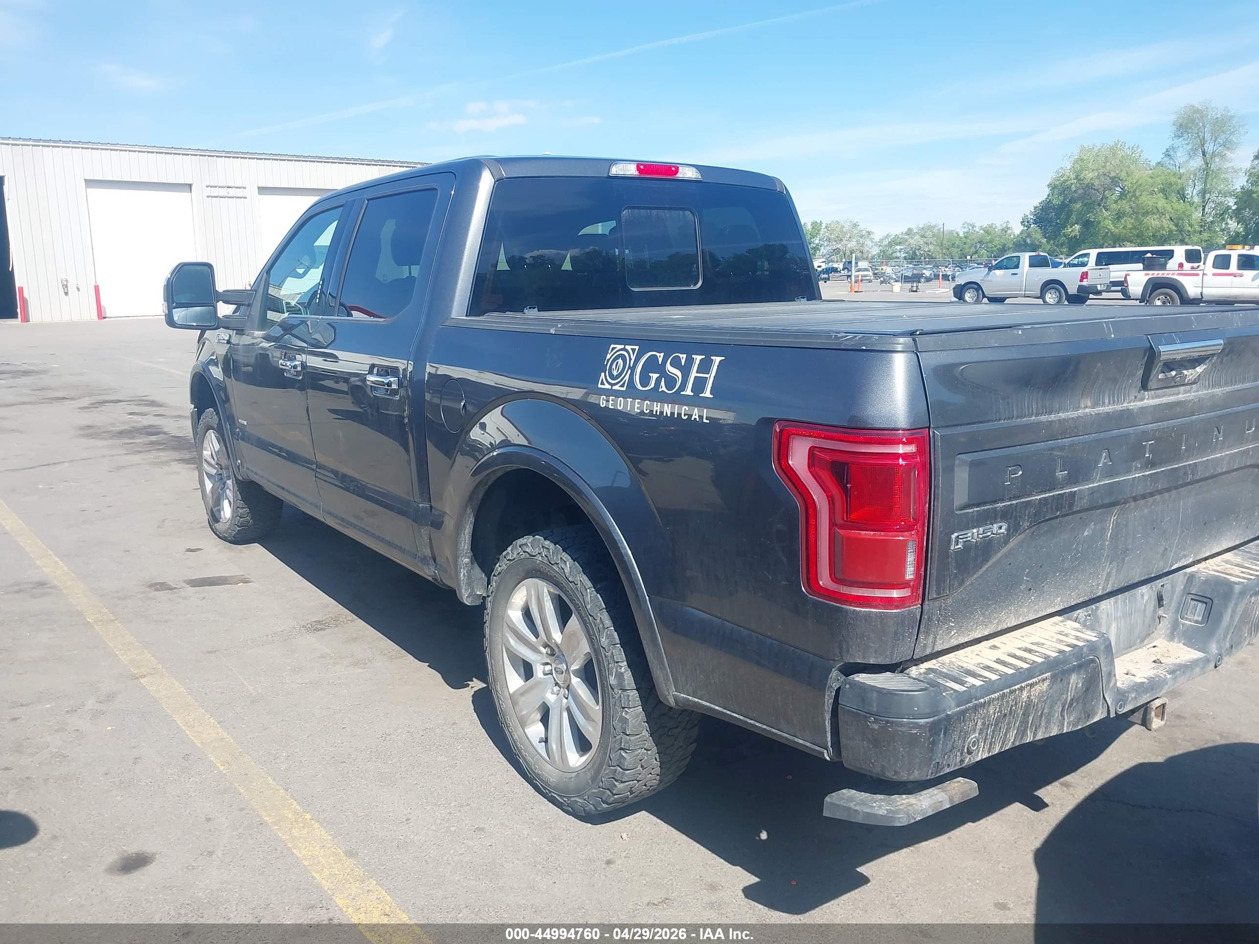 2017 FORD F-150 PLATINUM