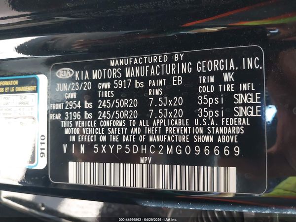 2021 KIA TELLURIDE SX