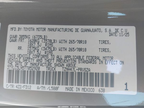 2026 TOYOTA TACOMA HYBRID TRD OFF ROAD