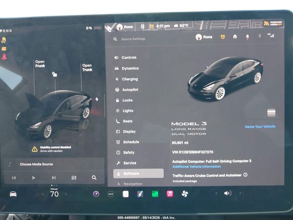 2022 TESLA MODEL 3