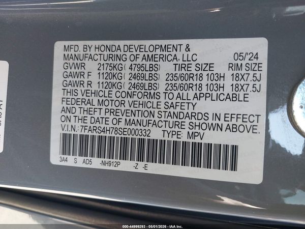 2025 HONDA CR-V EX-L AWD