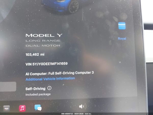 2021 TESLA MODEL Y