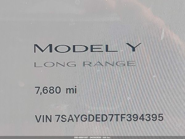 2026 TESLA MODEL Y