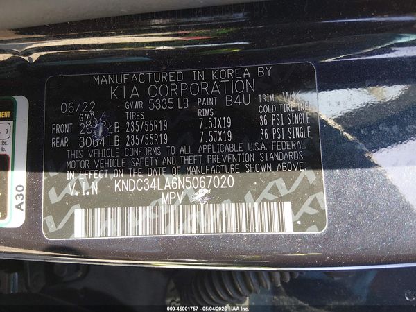 2022 KIA EV6 WIND