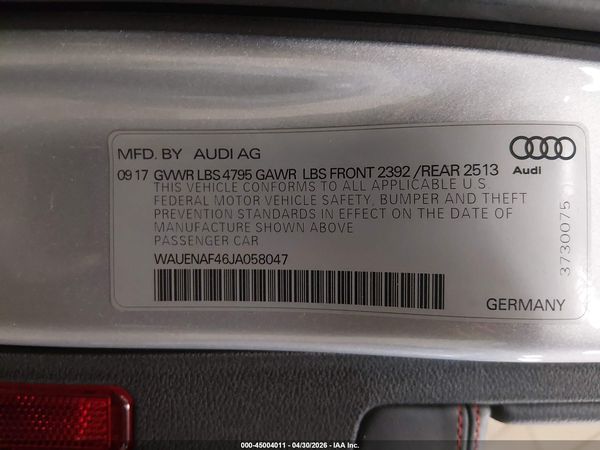 2018 AUDI A4