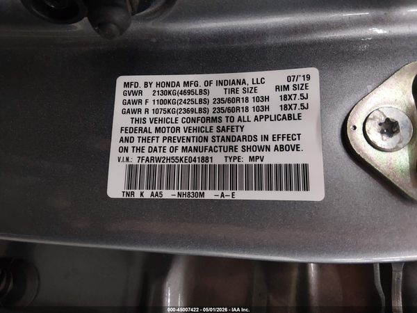 2019 HONDA CR-V EX