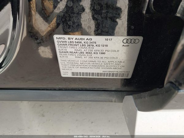 2018 AUDI Q5