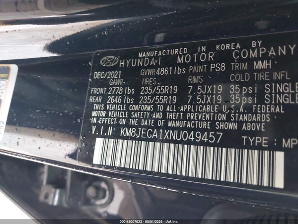 2022 HYUNDAI TUCSON HYBRID LIMITED