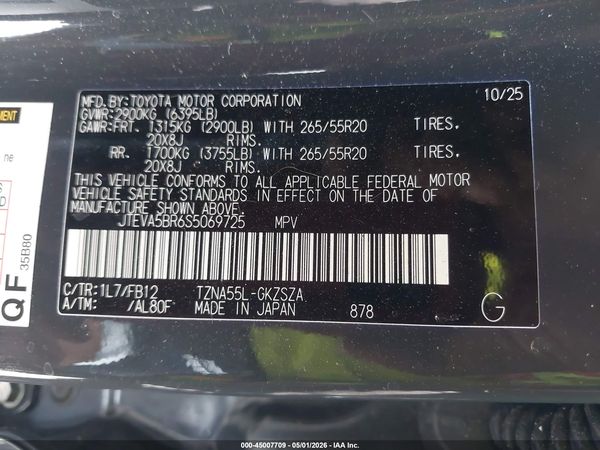 2025 TOYOTA 4RUNNER