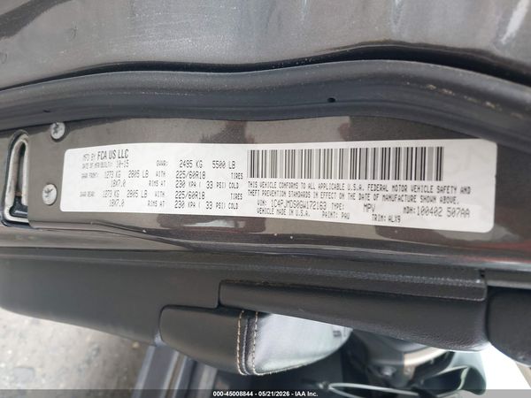 2016 JEEP CHEROKEE LIMITED